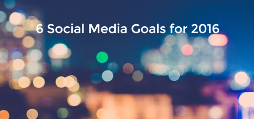 6 social media goals for 2016