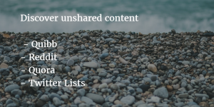 Great places to find good content to share in social media